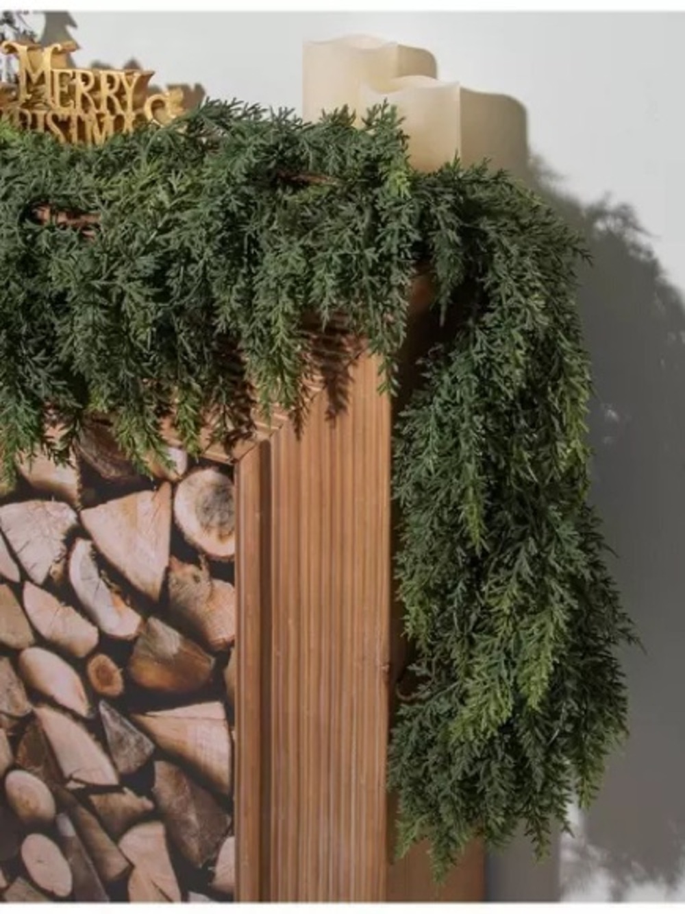 6ft Hobby Lobby Real Touch Cedar Garland